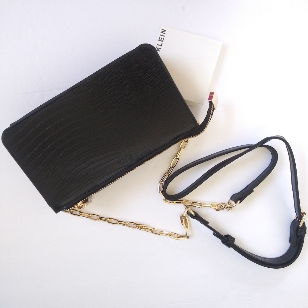 NWT ANNE KLEIN CROSSBODY MINI BAG WALLET ON A CHAIN WITH IPHONE COMPARTMENT - Picture 8 of 13